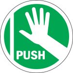 Double-Sided Door Stickers: Pull - Push