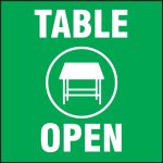 TABLE OPEN