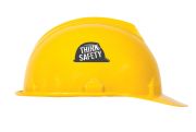 Hard Hat Stickers: Think Safety