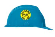 Safety Label, Legend: AUTHORIZED FORK LIFT OPERATOR W/ GRAPHIC