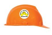 Safety Label, Legend: SAFETY BEGINS WITH TEAMWORK