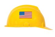 3-2" American Roughneck Keeping Us All Strong Hard Hat Helmet Sticker H776 