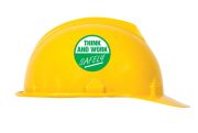Safety Label, Legend: THINK AND WORK SAFELY