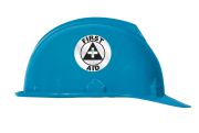 Safety Label, Legend: FIRST AID