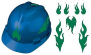 Viz-Kit™ Reflective Universal Hard Hat Visibility Kits: Flames