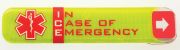 Worker Emergency ID Hard Hat Label: In Case of Emergency