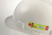 Worker Emergency ID Hard Hat Label: In Case of Emergency