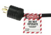 DO NOT OPERATE EQUIPMENT LOCKOUT...