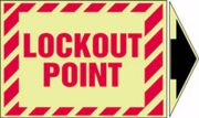 LOCKOUT POINT (+ ARROW)