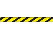 Gate Arm Sign: Yellow/Black Stripes