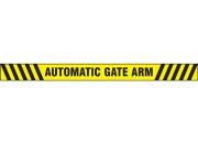 Gate Arm Sign: Automatic Gate Arm