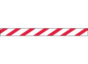 Gate Arm Sign: Red/White Stripe