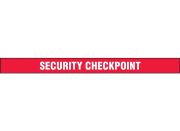 Gate Arm Sign: Security Checkpoint