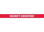 Gate Arm Sign: Security Checkpoint