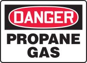 MCHL171XF 7 x 10 Inches Dura-Fiberglass AccuformDanger Propane Gas Safety Sign