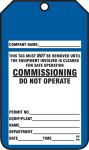 Commissioning Do Not Operate