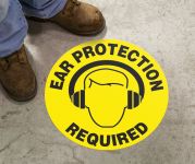 EAR PROTECTION REQUIRED (W/ GRAPHIC)