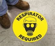 RESPIRATOR REQUIRED (W/ GRAPHIC)
