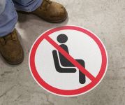 NO SITTING SYMBOL