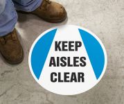 KEEP AISLES CLEAR