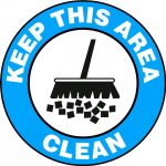 Plant & Facility, Legend: KEEP THIS AREA CLEAN