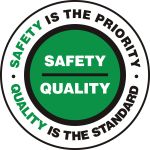 Plant & Facility, Legend: SAFETY IS THE PRIORTY QUALITY IS THE STANDARD