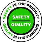 Plant & Facility, Legend: SAFETY IS THE PRIORTY QUALITY IS THE STANDARD