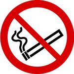 Safety Sign, Legend: NO SMOKING