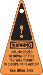 Triangle Safety Tag: Warning Locked out