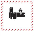 Semi-Custom Hazardous Materials DOT Shipping Labels Extended Tag: Lithium (Blank)