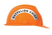 Safety Label, Legend: BATTALION CHIEF