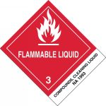 FLAMMABLE LIQUID (W/GRAPHIC)