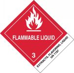 FLAMMABLE LIQUID (W/GRAPHIC)