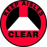 KEEP AISLES CLEAR