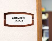 Custom Engraved Office Signs & Frame Kit