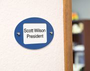 Custom Engraved Office Signs & Frame Kit