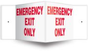 EMERGENCY EXIT ONLY