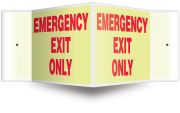 EMERGENCY EXIT ONLY