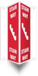 Safety Sign, Legend: STAIR WAY