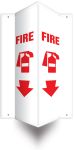 Safety Sign, Legend: FIRE