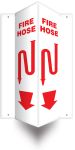 Safety Sign, Legend: FIRE HOSE