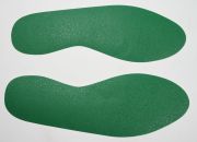 solid color adhesive footprints for floor marking