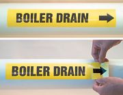 Pipe Marker, Legend: SOLVENT