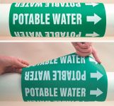 Pipe Marker, Legend: CITY WATER