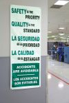 Motivation Product, Legend: SAFETY IS THE PRIORITY QUALITY IS THE STANDARD (BILINGUAL)