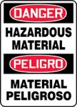 DANGER HAZARDOUS MATERIAL (BILINGUAL SPANISH)