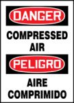 DANGER COMPRESSED AIR (BILINGUAL SPANISH)