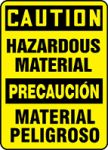 CAUTION HAZARDOUS MATERIAL