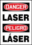 DANGER LASER (BILINGUAL SPANISH)