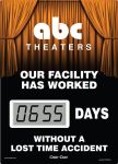 Custom Changeable Face for Magnetic Mini Digi-Day® Electronic Scoreboards 